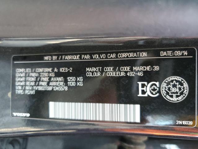 2015 VOLVO S60 PLATINUM