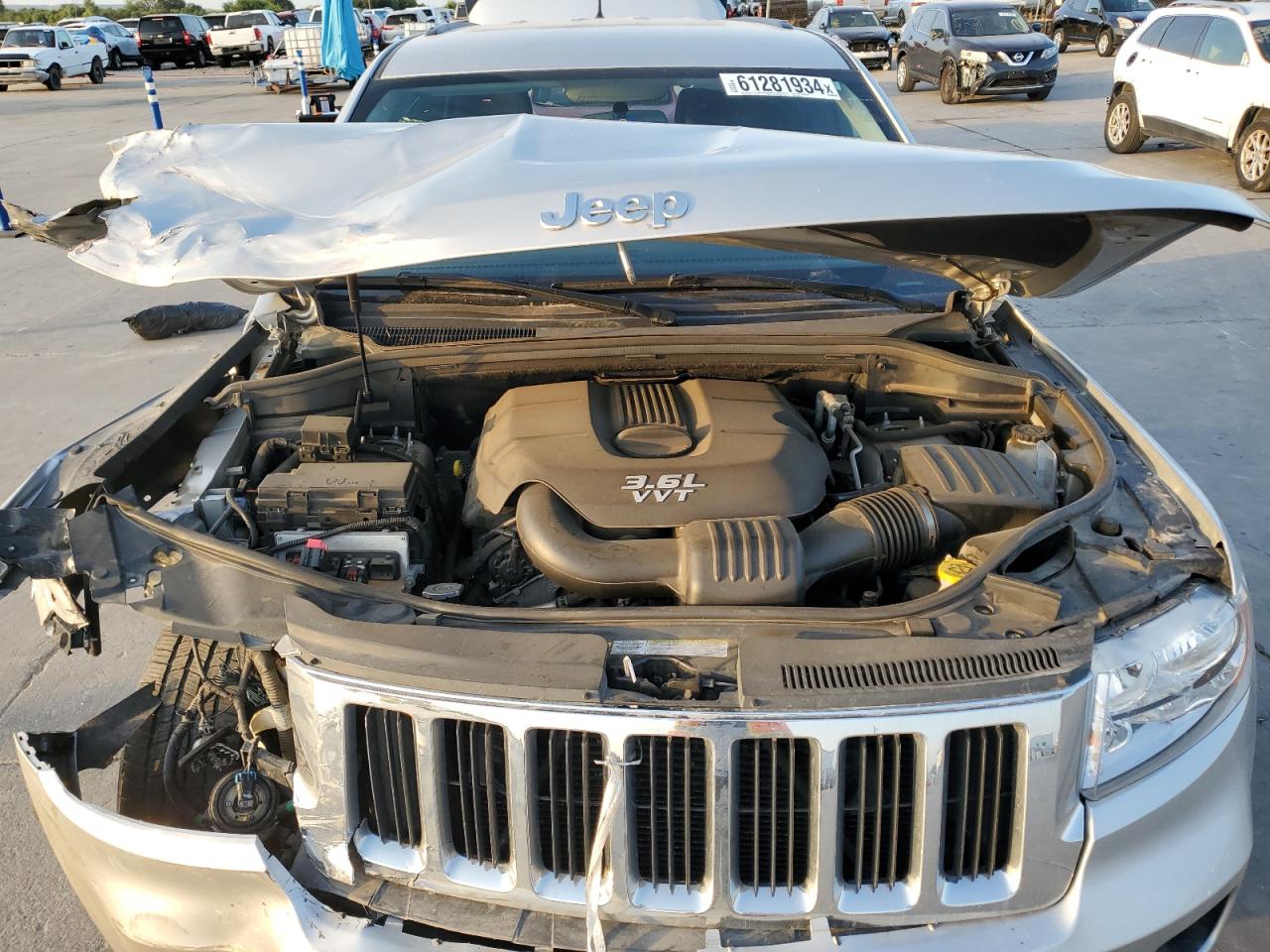 2012 Jeep Grand Cherokee Laredo VIN: 1C4RJFAG9CC298392 Lot: 61281934