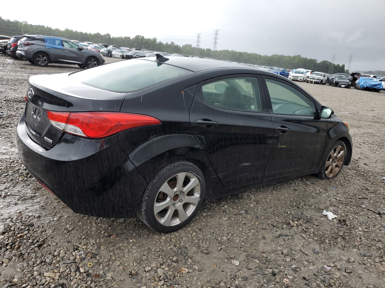 2013 Hyundai Elantra Gls vin: KMHDH4AE0DU024904