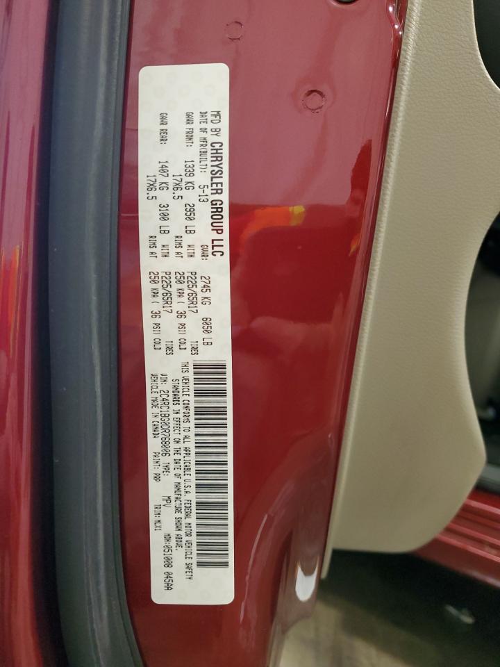 2013 Chrysler Town & Country Touring VIN: 2C4RC1BG0DR768006 Lot: 64033294