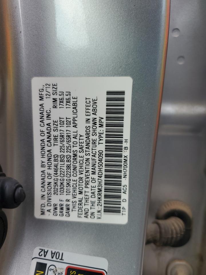 2HKRM3H74DH504090 2013 Honda Cr-V Exl