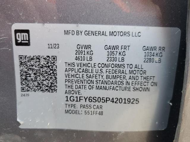 2023 CHEVROLET BOLT EUV L 1G1FY6S05P4201925  65401244