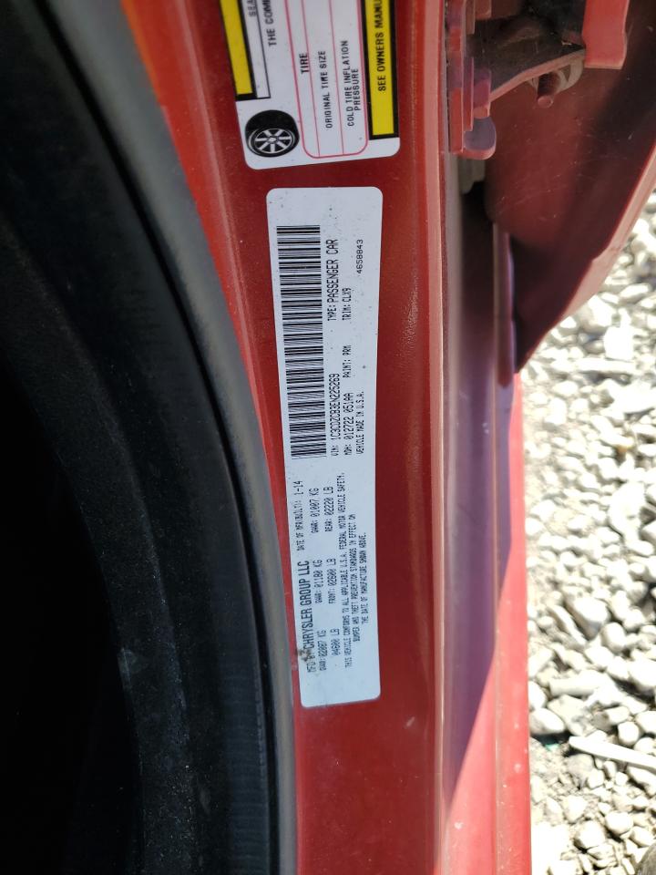 2014 Dodge Avenger Sxt VIN: 1C3CDZCB3EN225269 Lot: 63106884