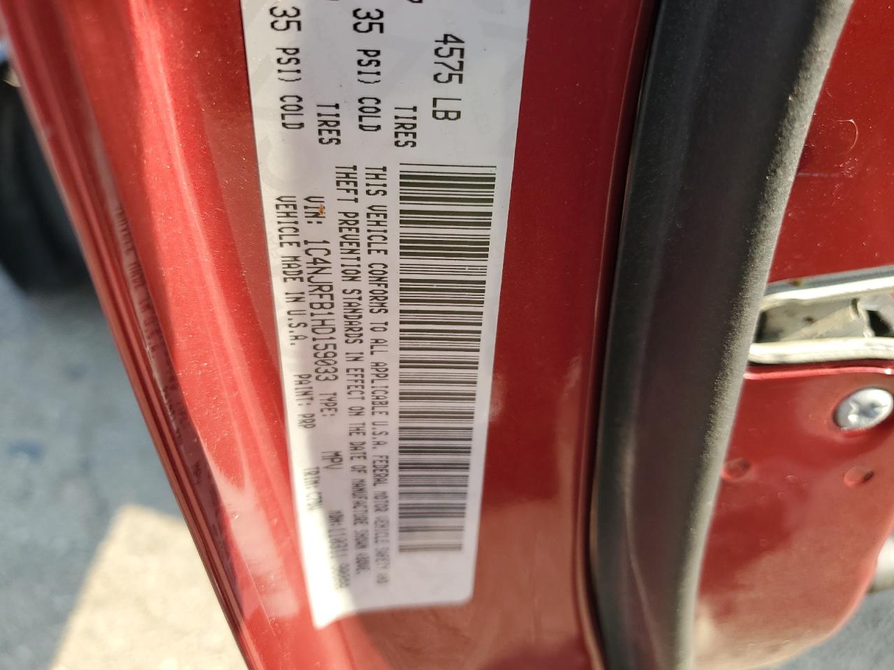1C4NJRFB1HD159033 2017 Jeep Patriot Latitude