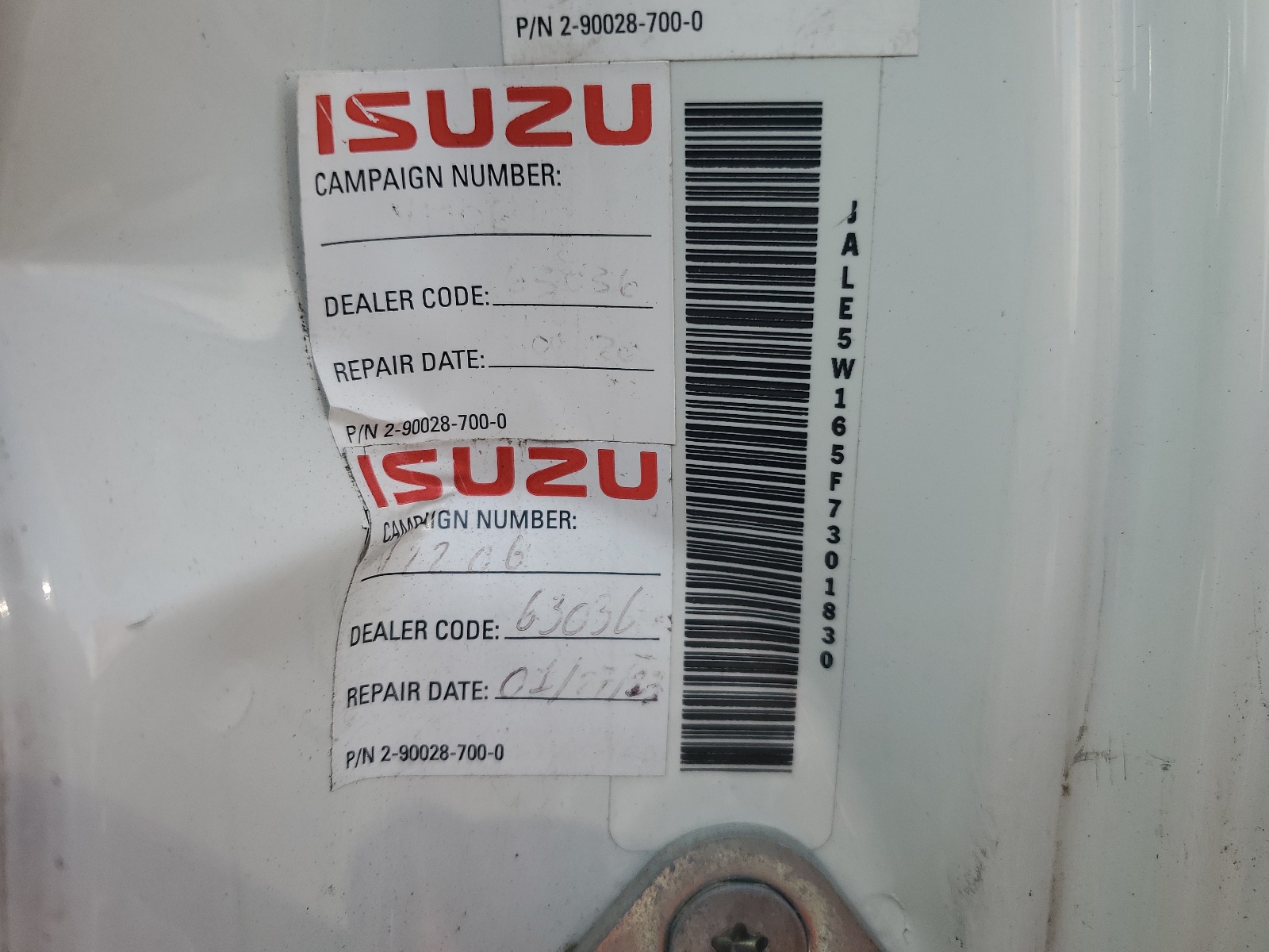 JALE5W165F7301830 2015 Isuzu Nrr