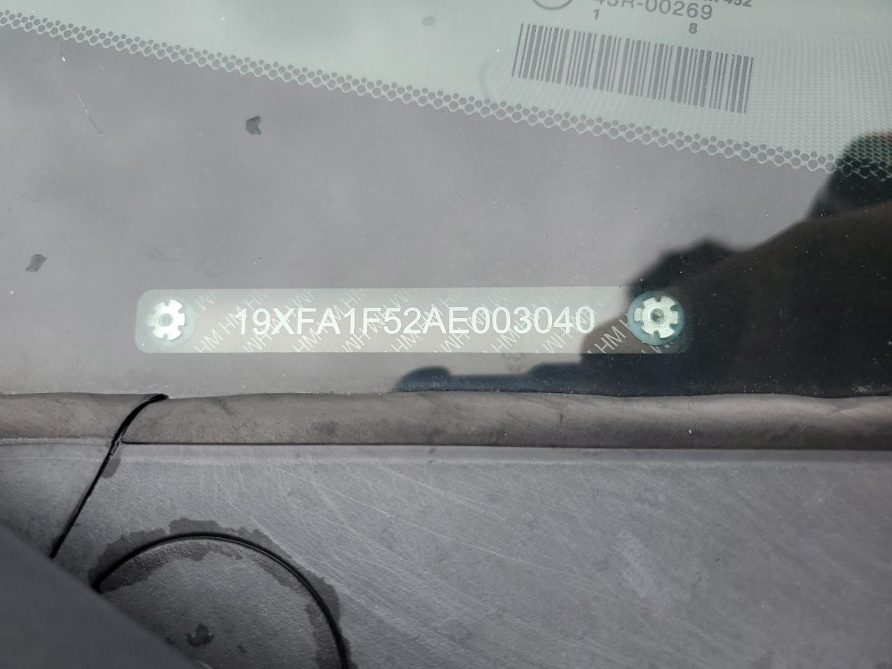 2010 Honda Civic Lx VIN: 19XFA1F52AE003040 Lot: 64525344