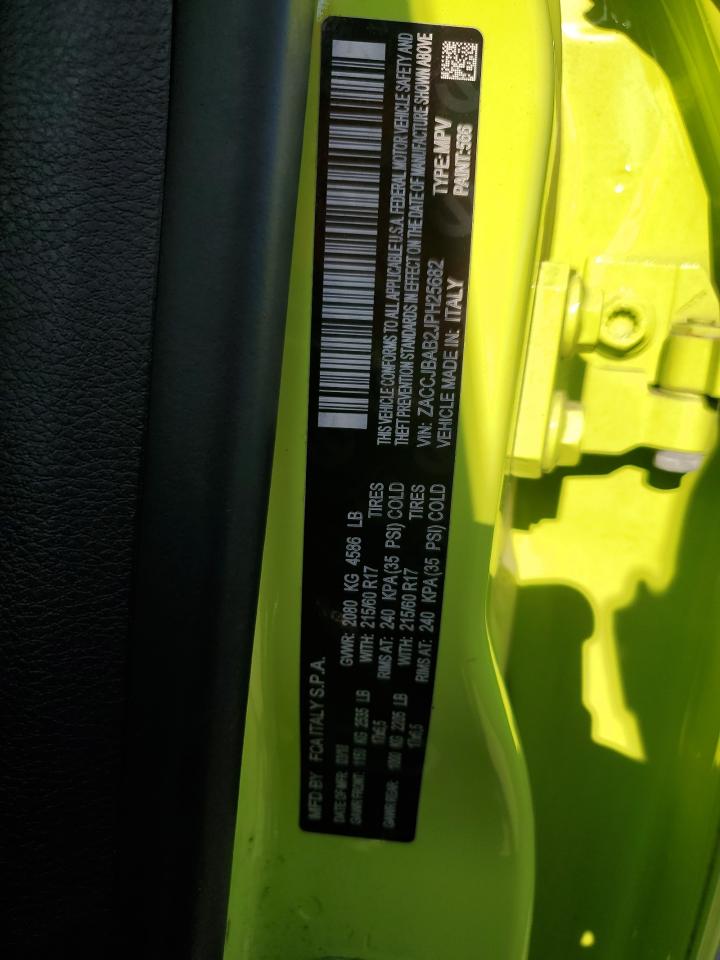 2018 Jeep Renegade Sport VIN: ZACCJBAB2JPH25682 Lot: 64662014