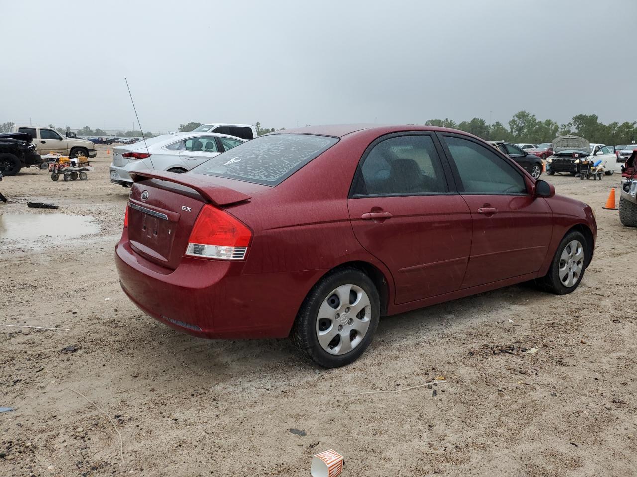 2007 Kia Spectra Ex VIN: KNAFE121075464312 Lot: 64323964