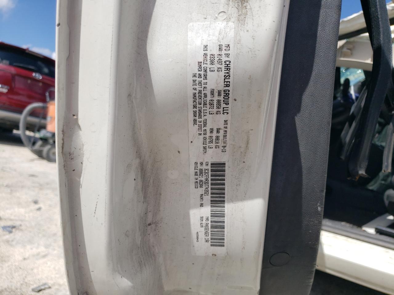 2013 Fiat 500 Pop VIN: 3C3CFFAR3DT743521 Lot: 61627244