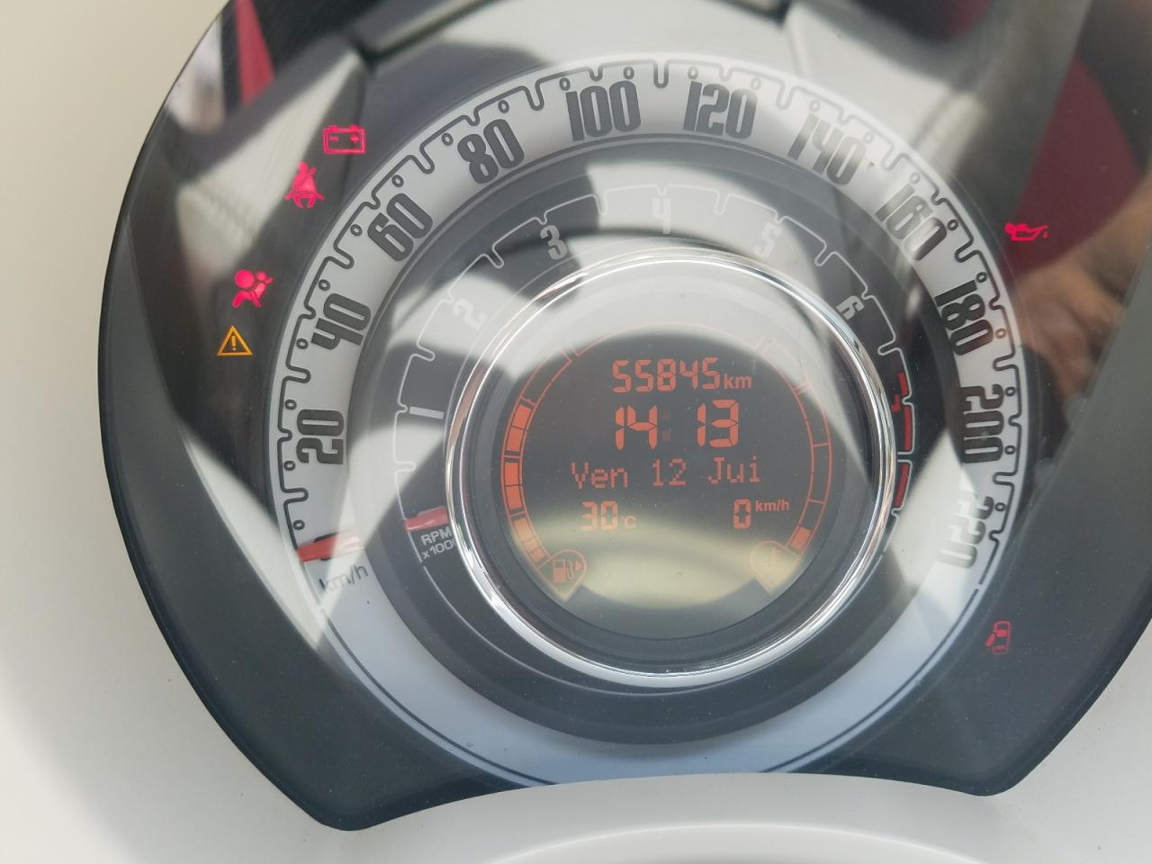 2012 Fiat 500 Lounge VIN: 3C3CFFCR4CT363289 Lot: 62596334