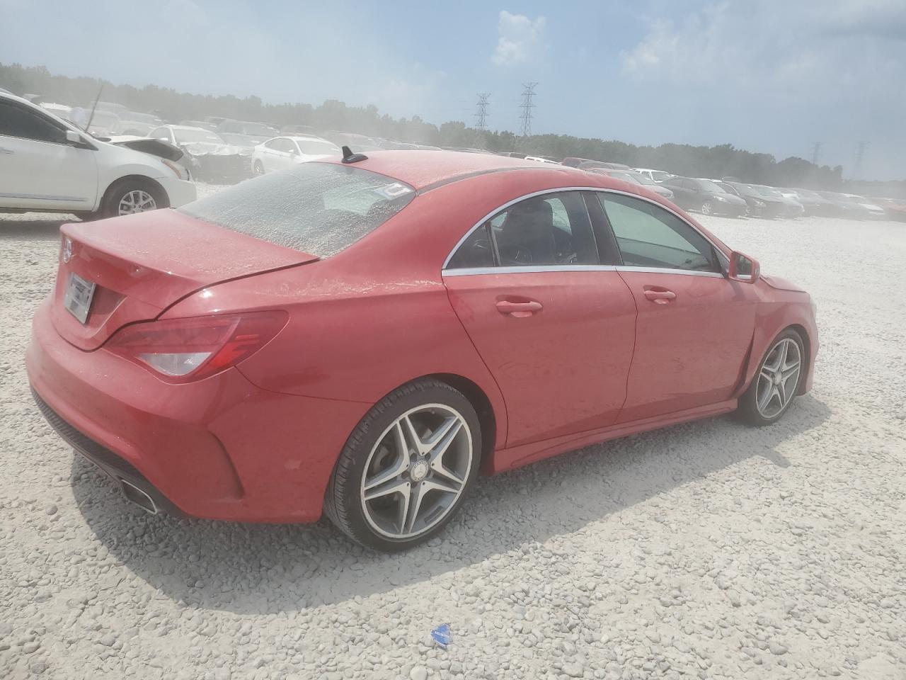 2014 Mercedes-Benz Cla 250 red sedan gas WDDSJ4EB7EN042429 photo #4