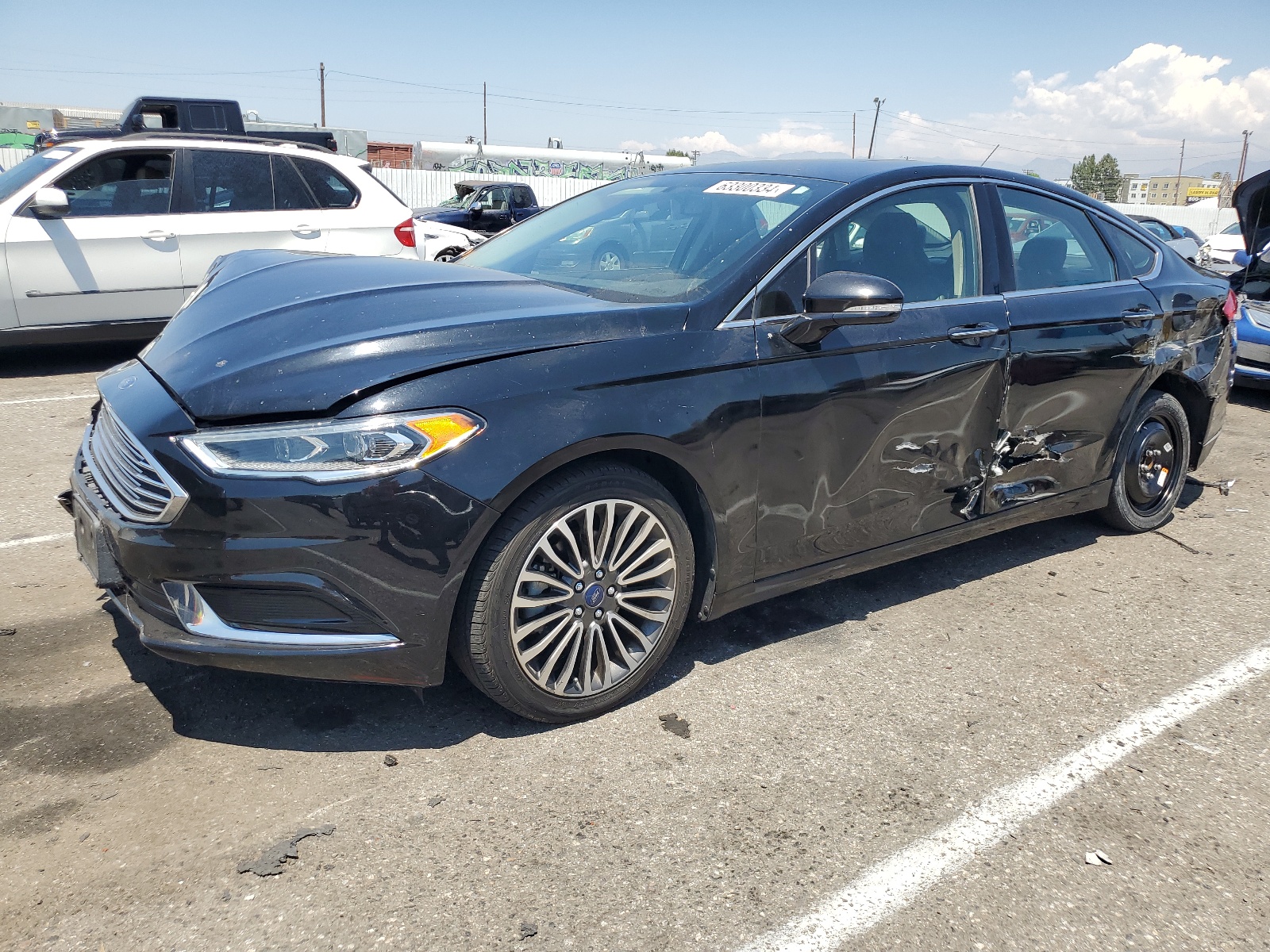 2018 Ford Fusion Se vin: 3FA6P0H94JR177098