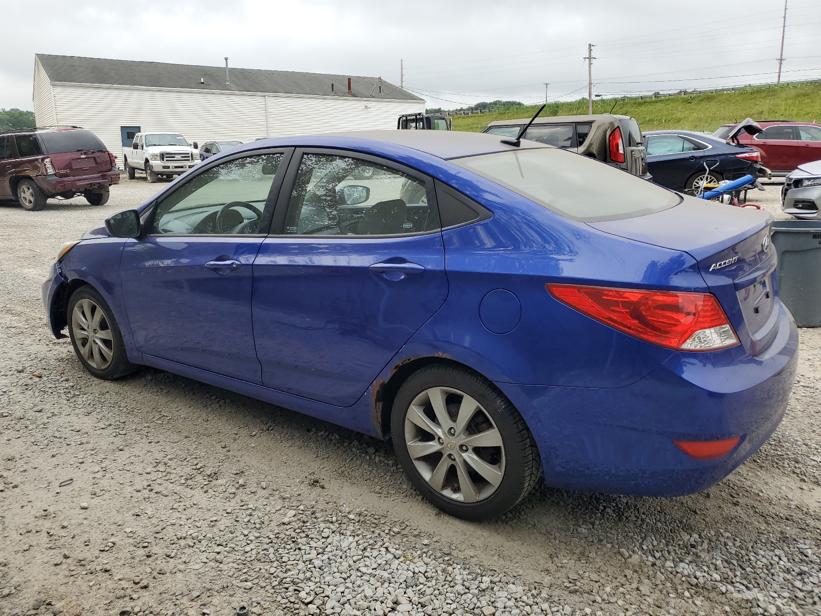 2012 Hyundai Accent Gls vin: KMHCU4AE8CU080403