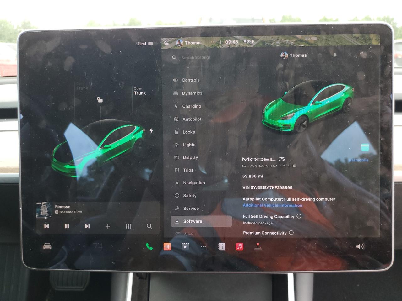 5YJ3E1EA7KF298895 2019 Tesla Model 3