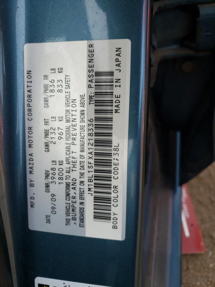 2010 Mazda 3 I VIN: JM1BL1SFXA1218336 Lot: 64561564