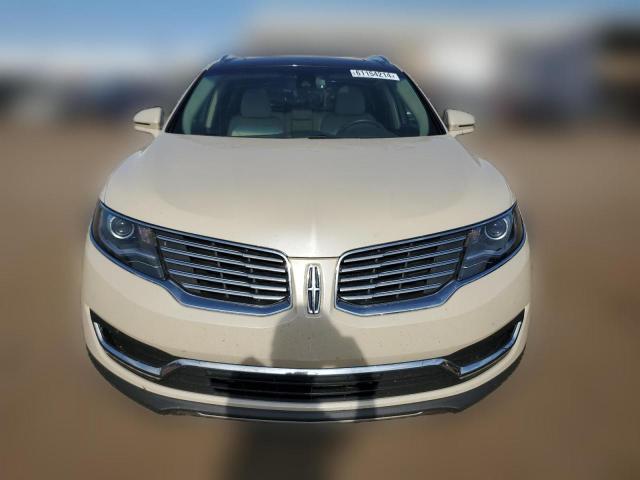  LINCOLN MKX 2018 Кремовый