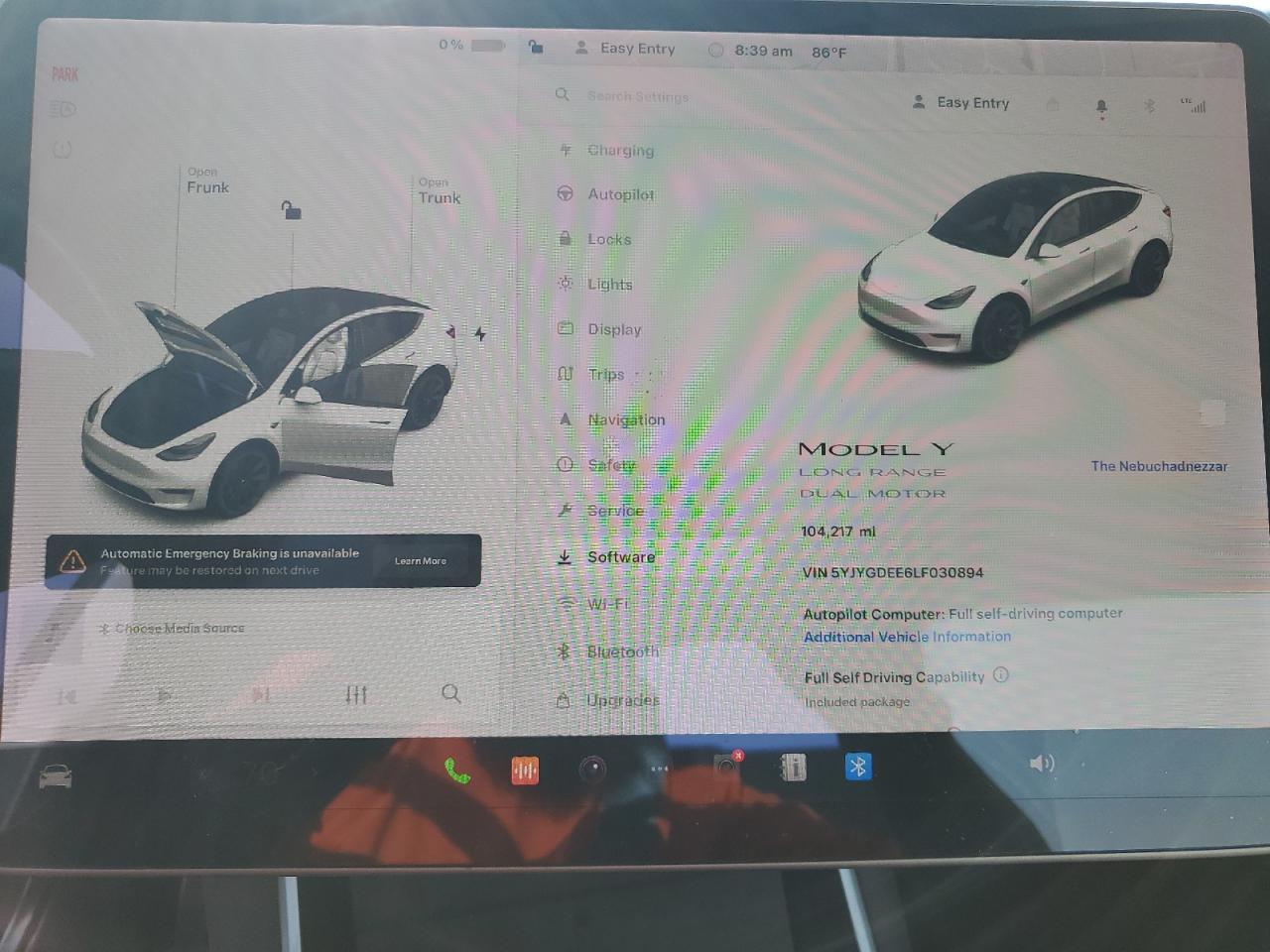 2020 Tesla Model Y VIN: 5YJYGDEE6LF030894 Lot: 64942444