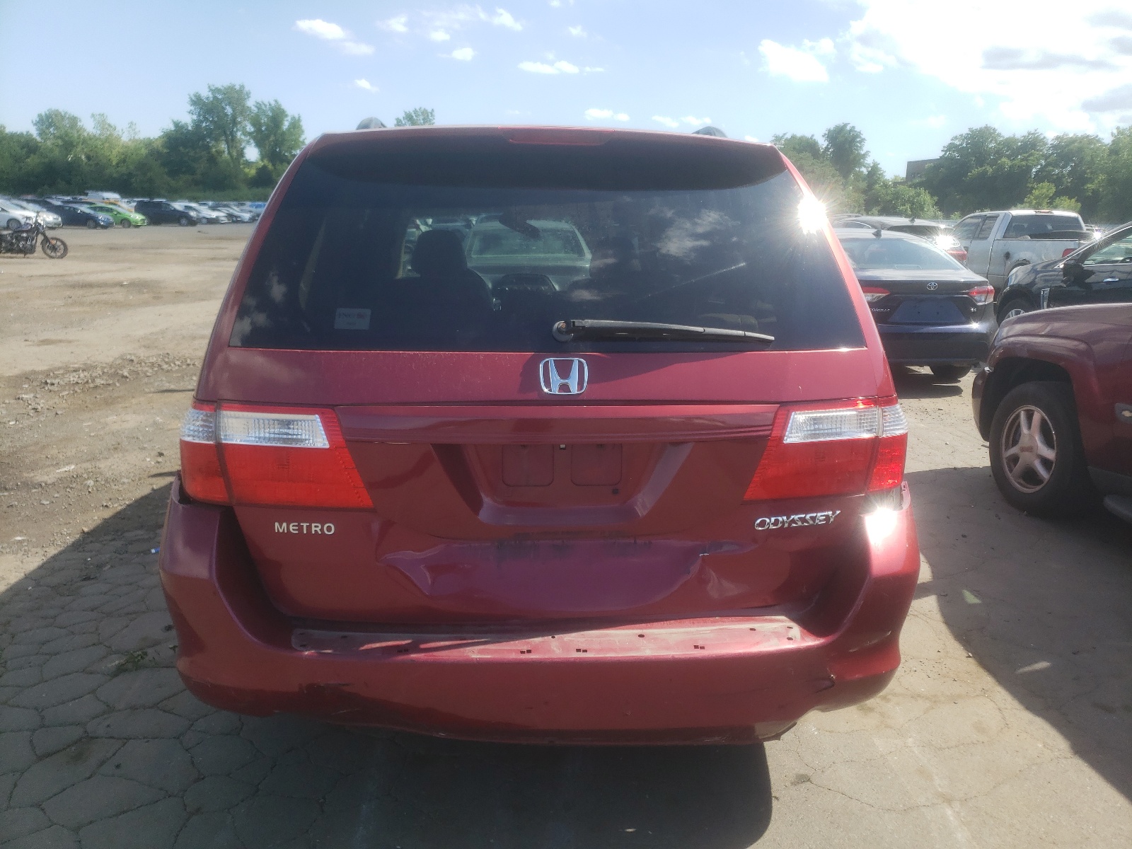 5FNRL38625B417976 2005 Honda Odyssey Exl