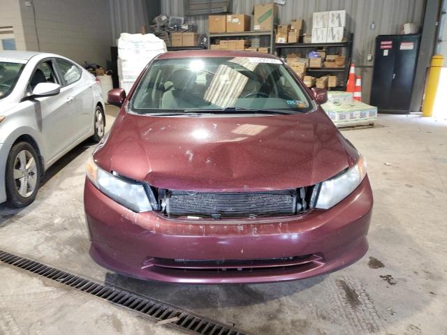  HONDA CIVIC 2012 Maroon