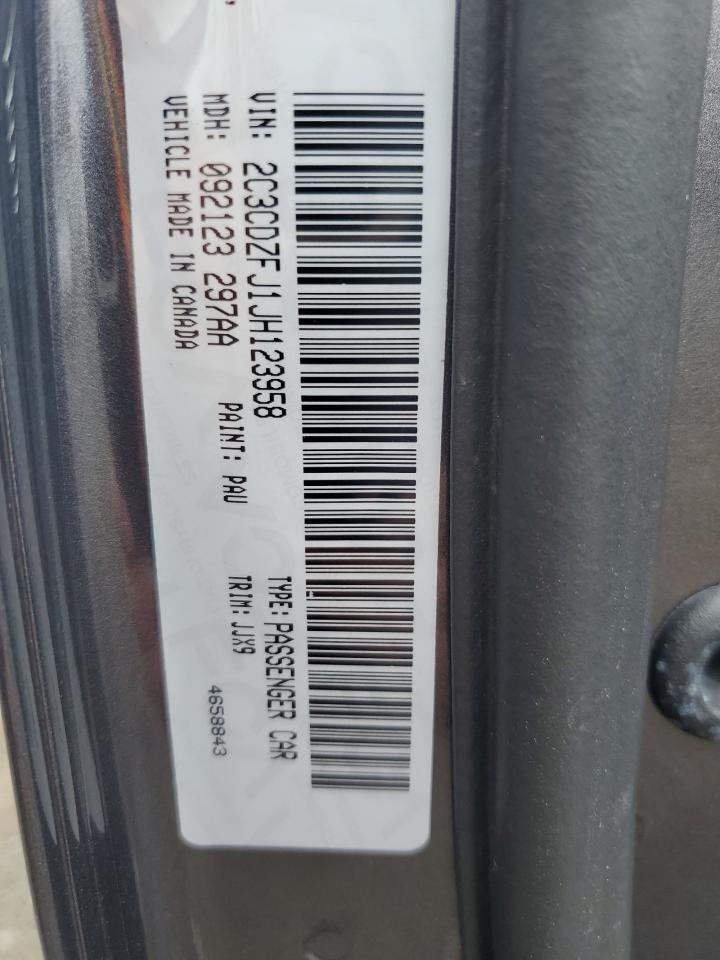 2018 Dodge Challenger R/T 392 VIN: 2C3CDZFJ1JH123958 Lot: 62987124