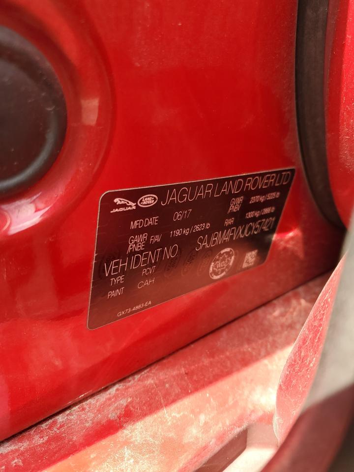 2018 Jaguar Xf S VIN: SAJBM4FVXJCY57421 Lot: 63977754