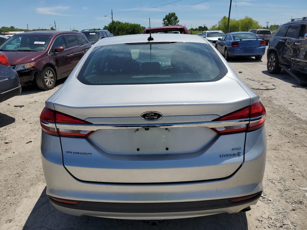 2017 Ford Fusion Se Hybrid VIN: 3FA6P0LU1HR385316 Lot: 61402634