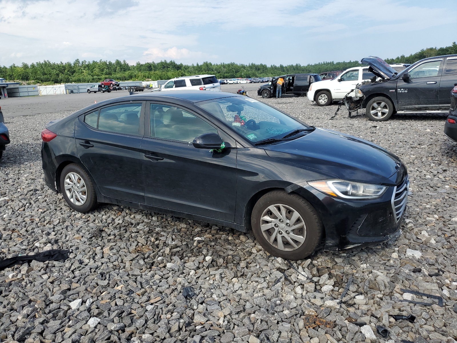 2017 Hyundai Elantra Se vin: KMHD74LF4HU095540