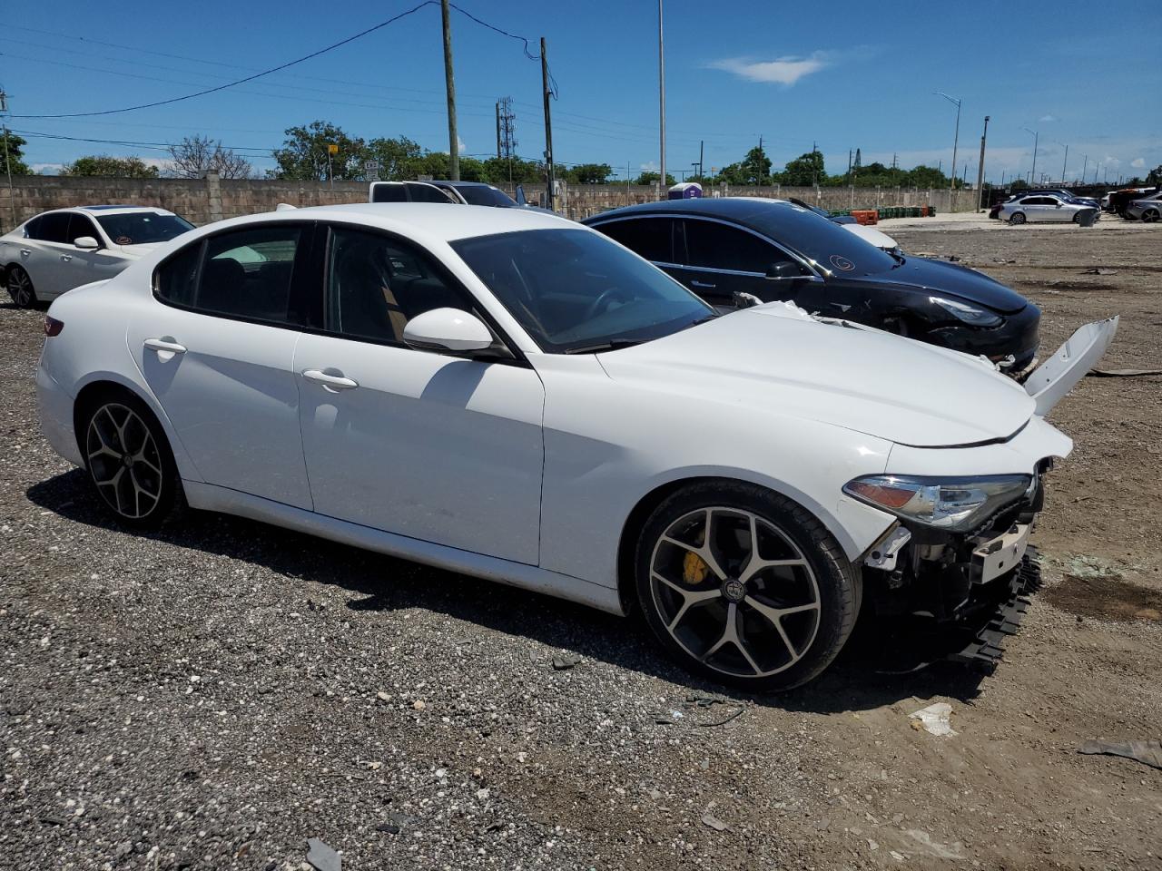 2019 Alfa Romeo Giulia VIN: ZARFAMAN2K7598343 Lot: 63683624