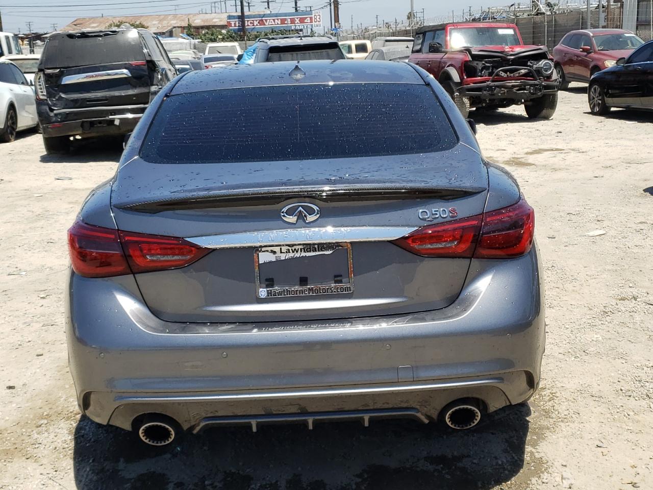 2019 Infiniti Q50 Red Sport 400 VIN: JN1FV7AP2KM760624 Lot: 64092764