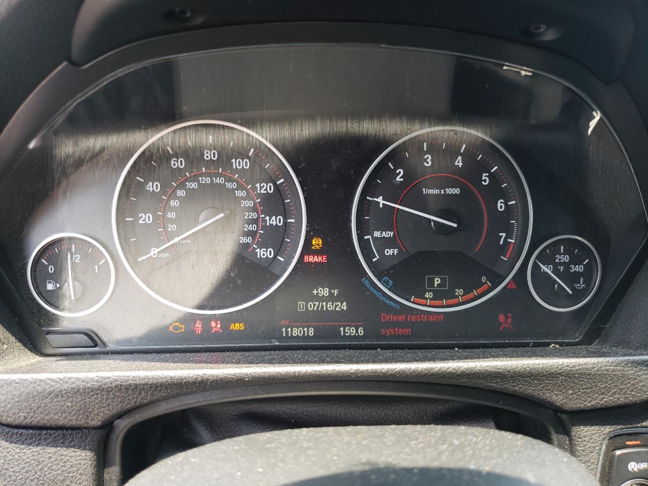 2015 BMW 328 Xi VIN: WBA3B3G52FNT19001 Lot: 63058694