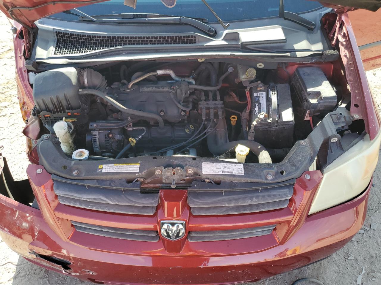 2008 Dodge Grand Caravan Se VIN: 2D8HN44H38R123841 Lot: 61622474