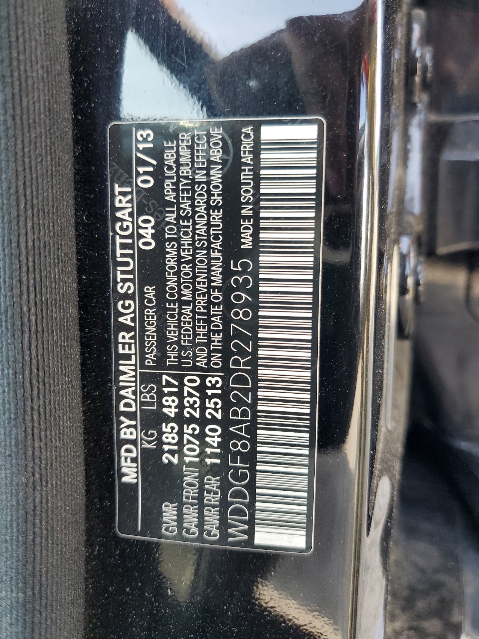 WDDGF8AB2DR278935 2013 Mercedes-Benz C 300 4Matic