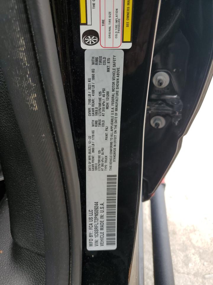 2023 Ram 1500 Rebel VIN: 1C6SRFLT2PN509244 Lot: 62721944