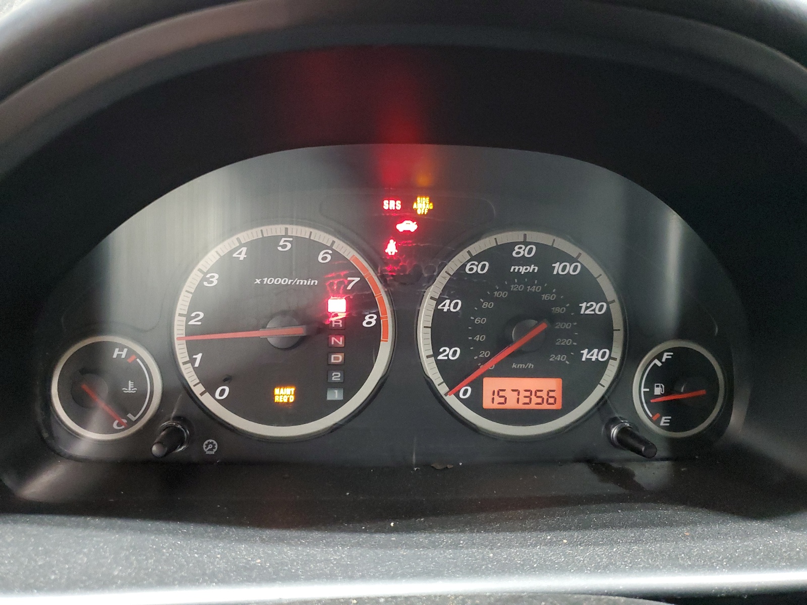 JHLRD78854C052455 2004 Honda Cr-V Ex