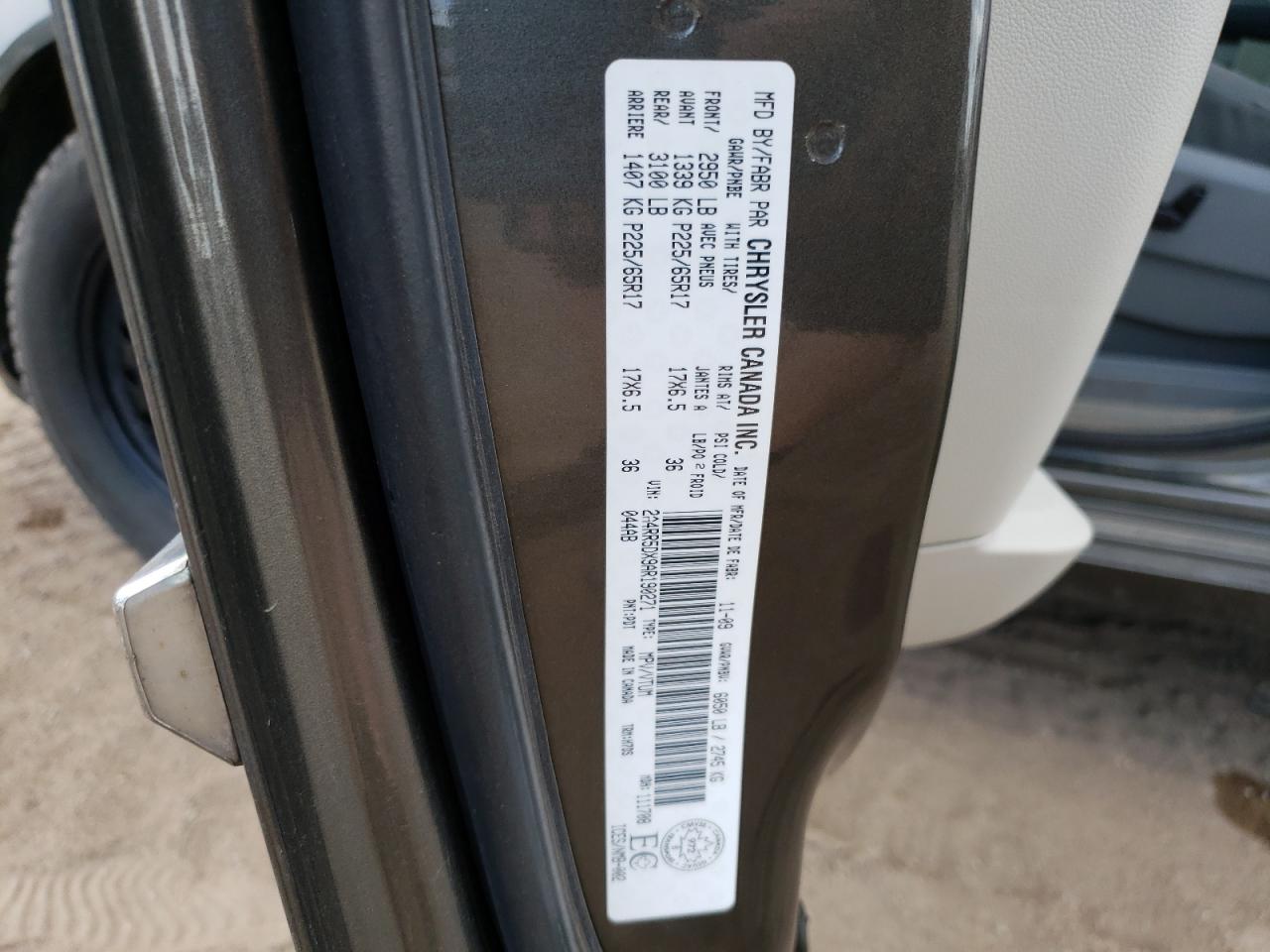 2010 Chrysler Town & Country Touring VIN: 2A4RR5DX9AR190271 Lot: 62232894