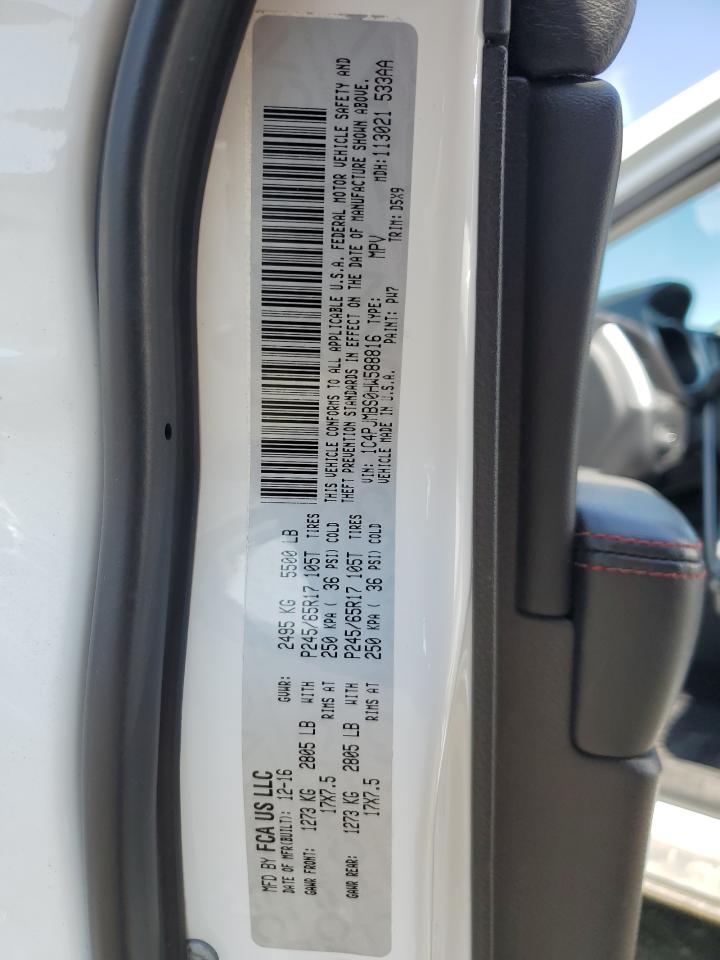 2017 Jeep Cherokee Trailhawk VIN: 1C4PJMBS0HW588816 Lot: 64236394