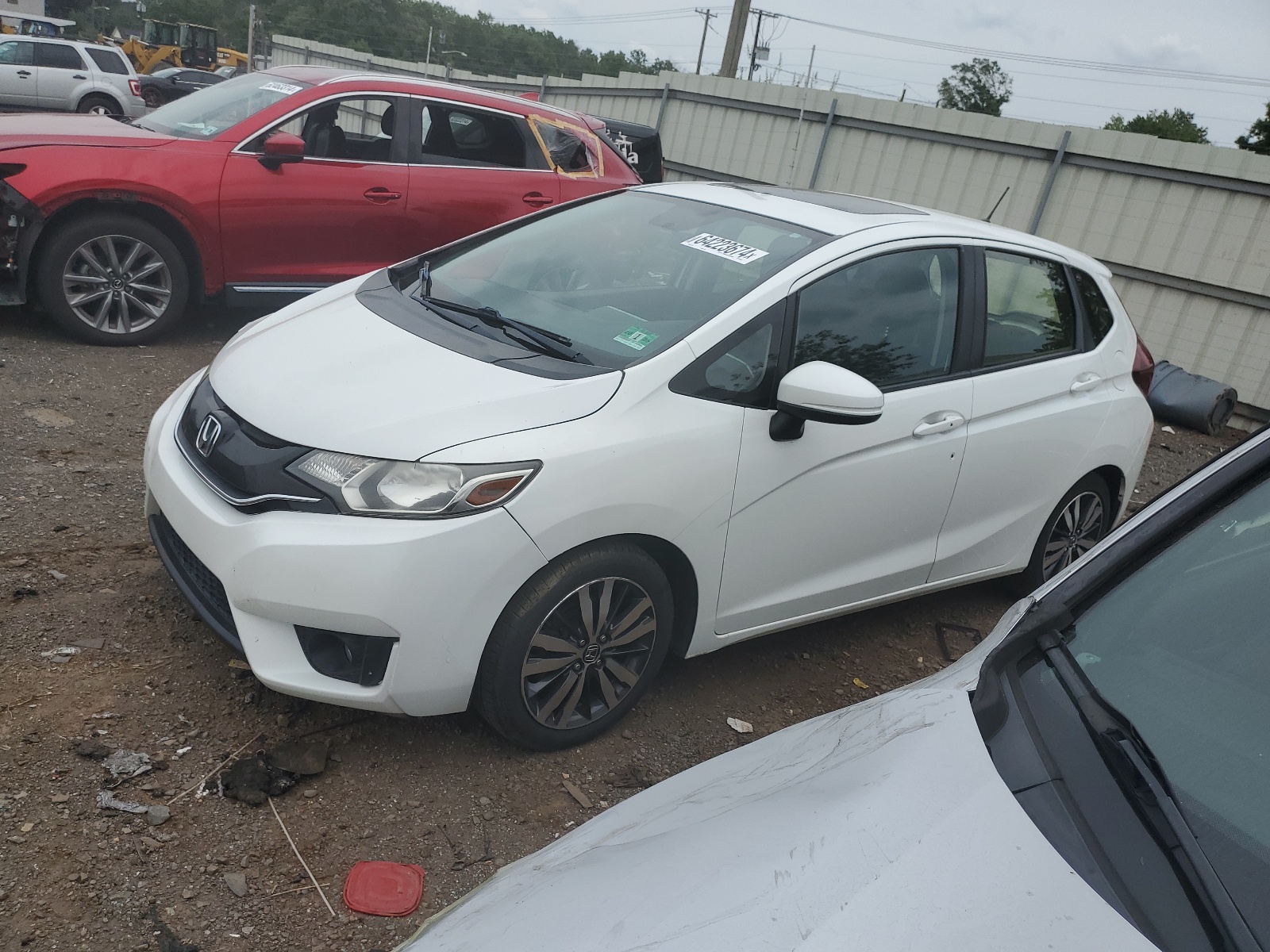 2016 Honda Fit Ex vin: JHMGK5H77GX007633