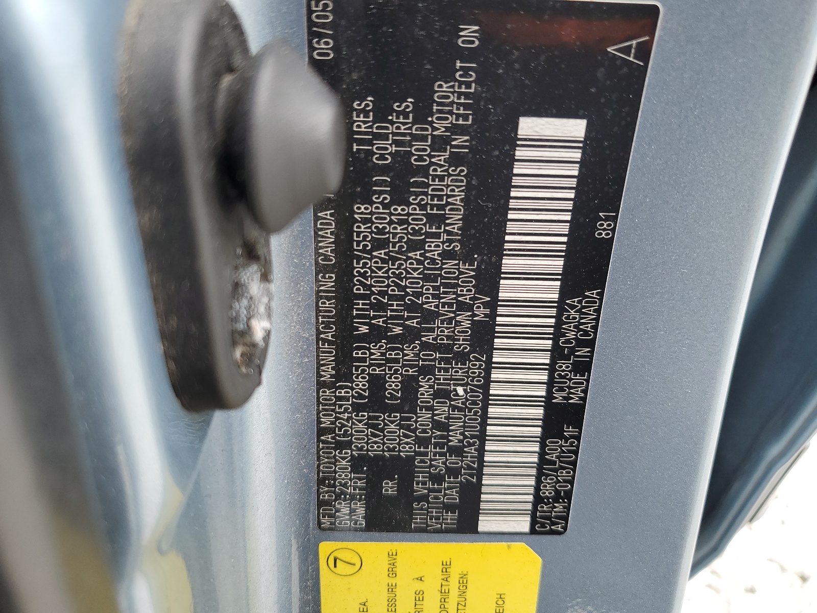 2T2HA31U05C076992 2005 Lexus Rx 330