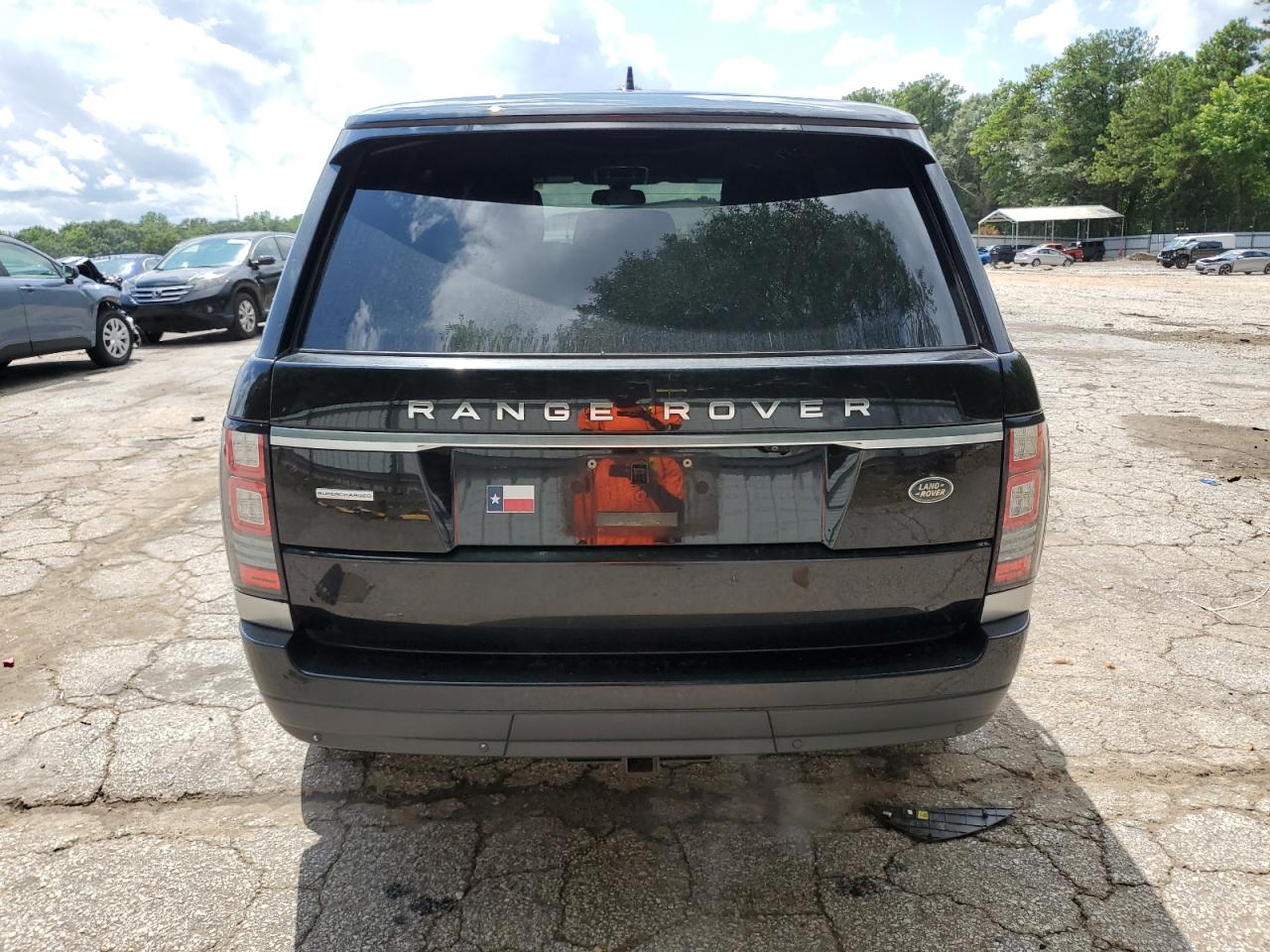 2016 Land Rover Range Rover Supercharged VIN: SALGS3EF3GA260087 Lot: 64809564