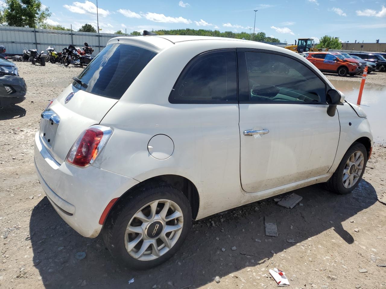 2017 Fiat 500 Pop VIN: 3C3CFFKR5HT661858 Lot: 61496434
