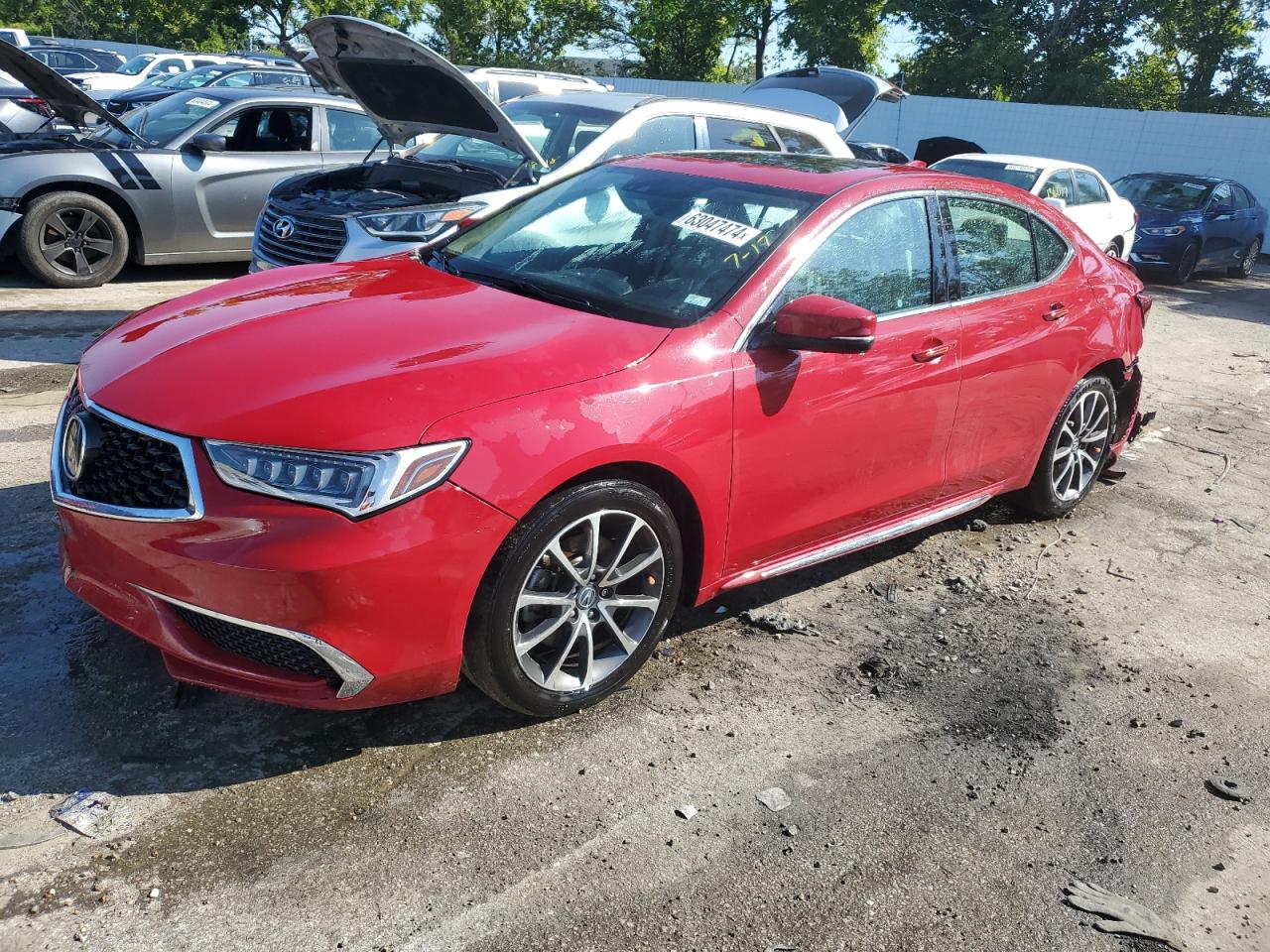 2018 Acura Tlx Tech VIN: 19UUB2F52JA006521 Lot: 63047474