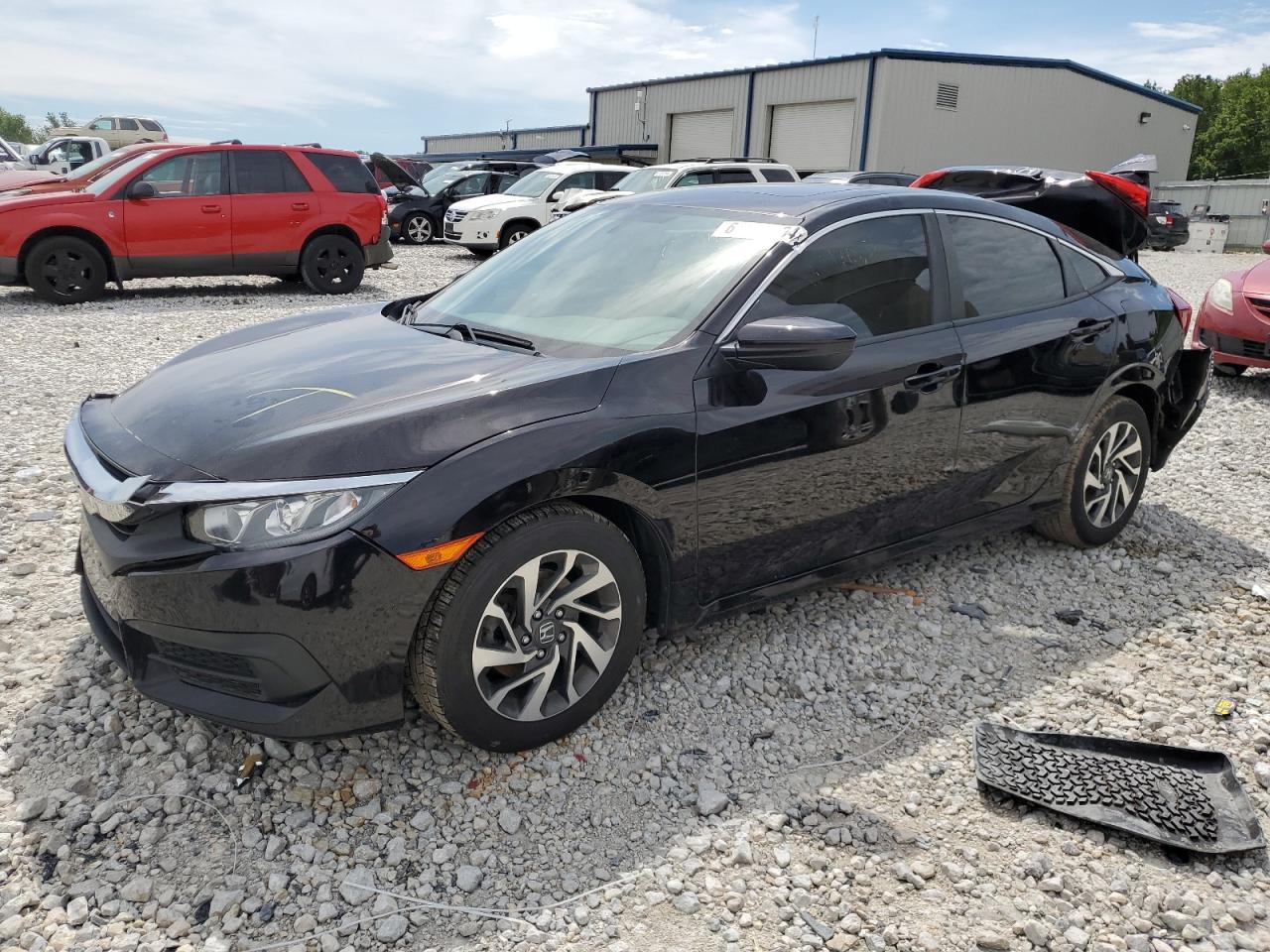 2018 Honda Civic Ex VIN: 19XFC2F71JE021157 Lot: 61116194