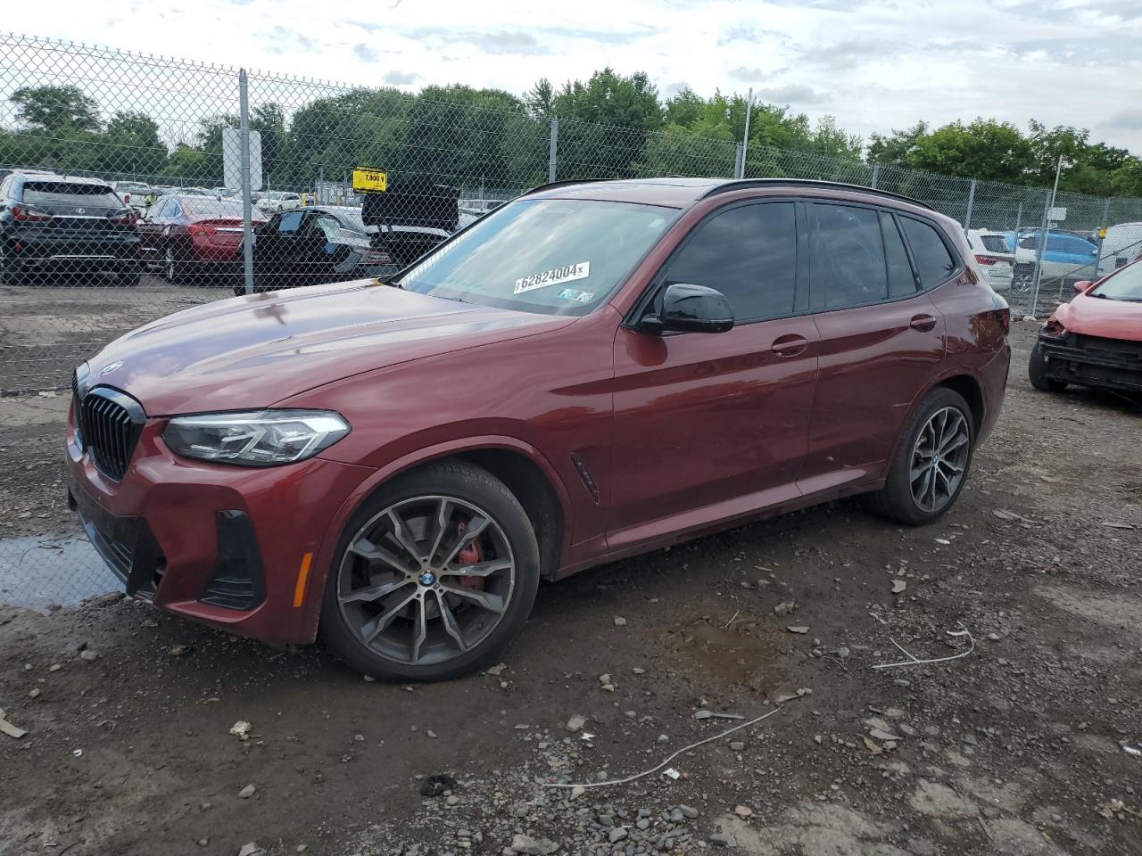 2022 BMW X3 M40I VIN: 5UX83DP04N9M58231 Lot: 62824004