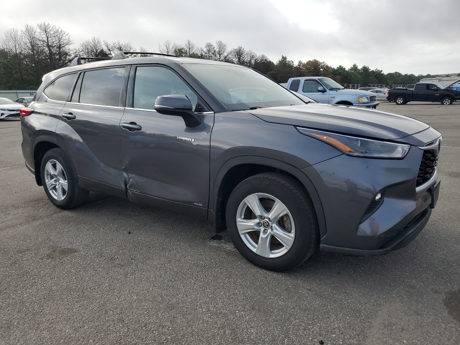 2021 Toyota Highlander Hybrid Le vin: 5TDBBRCH7MS514455