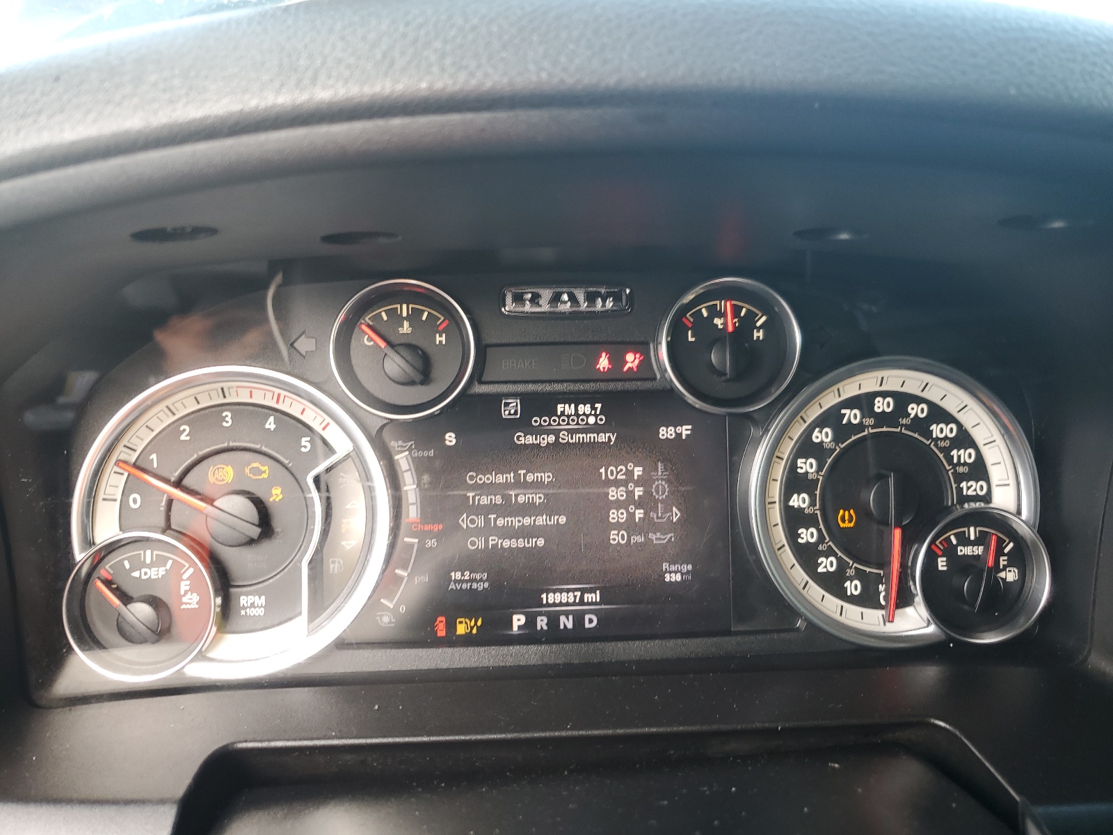 3C6UR4DL7DG570203 2013 Ram 2500 Slt