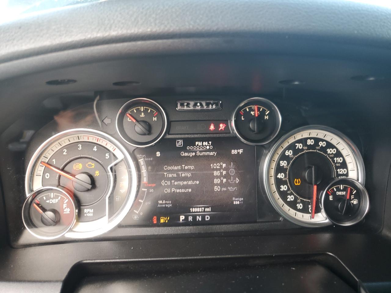 2013 Ram 2500 Slt VIN: 3C6UR4DL7DG570203 Lot: 63510014