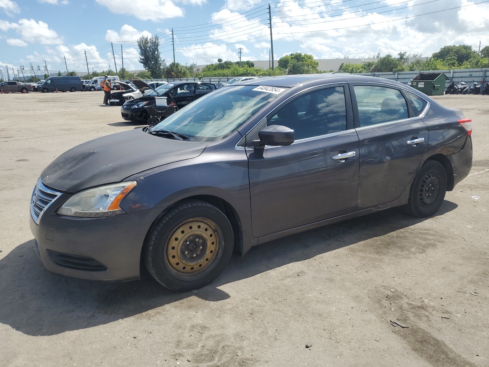 2013 Nissan Sentra S vin: 3N1AB7AP1DL786213