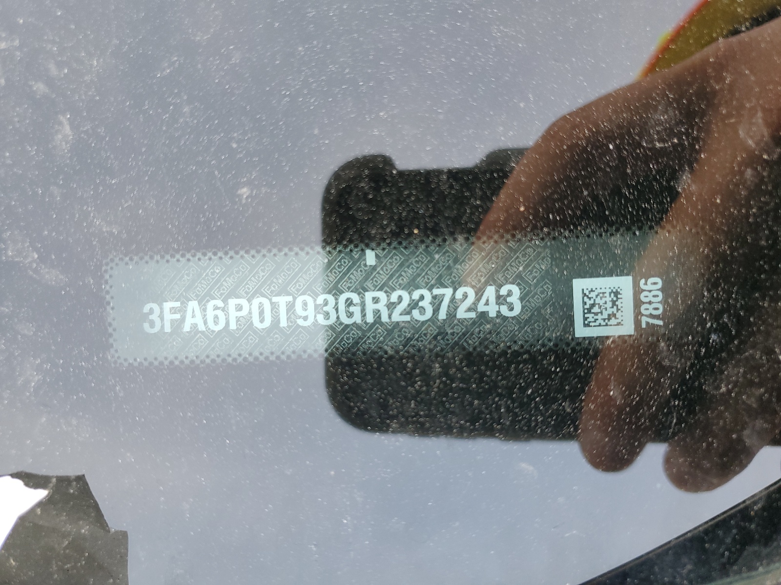 3FA6P0T93GR237243 2016 Ford Fusion Se