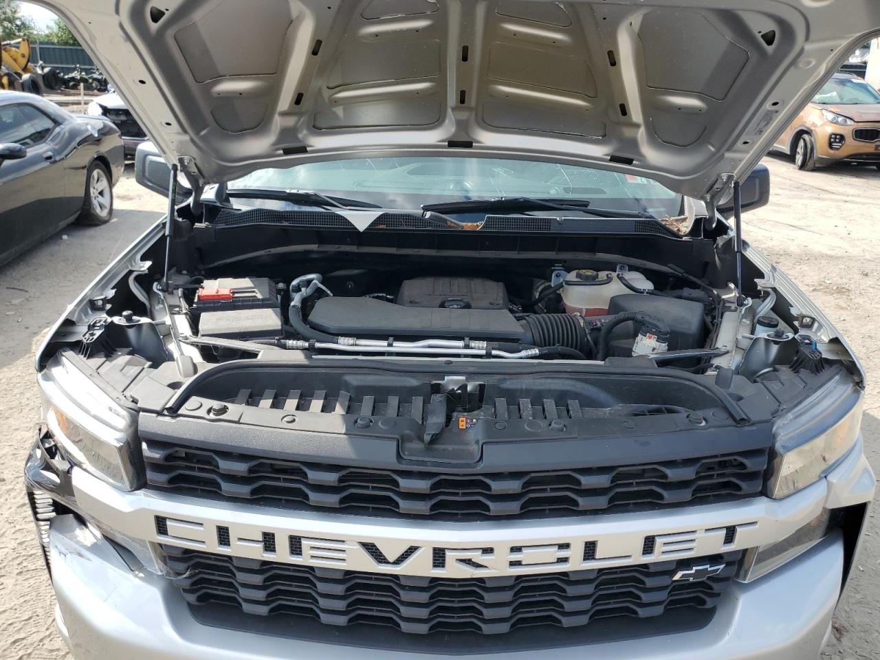 2022 Chevrolet Silverado Ltd K1500 Custom VIN: 3GCPYBEK9NG145649 Lot: 62798054