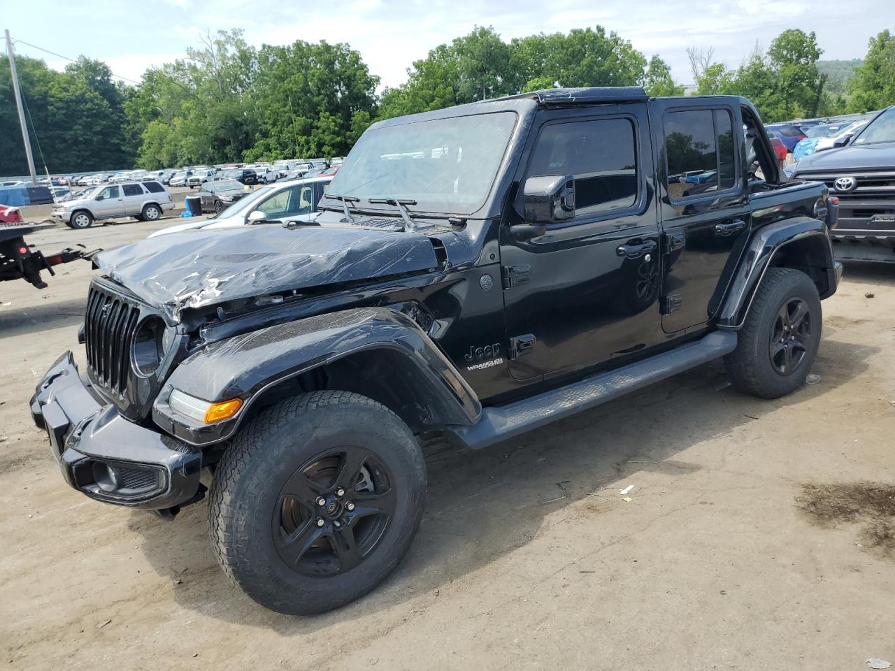 2021 Jeep Wrangler Unlimited Sahara VIN: 1C4HJXEN5MW556921 Lot: 65392094